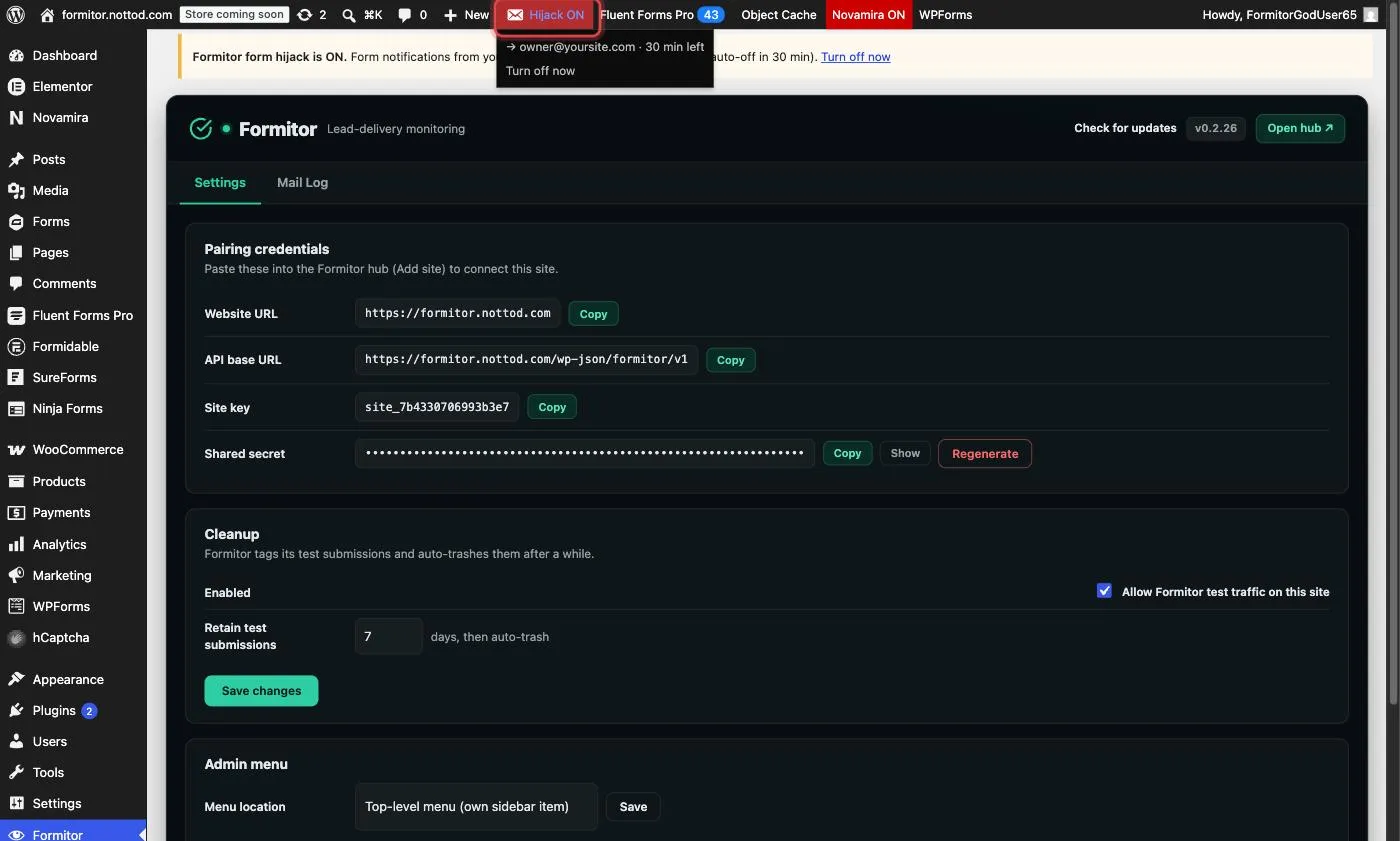 Hijack ON state with countdown and Turn off now